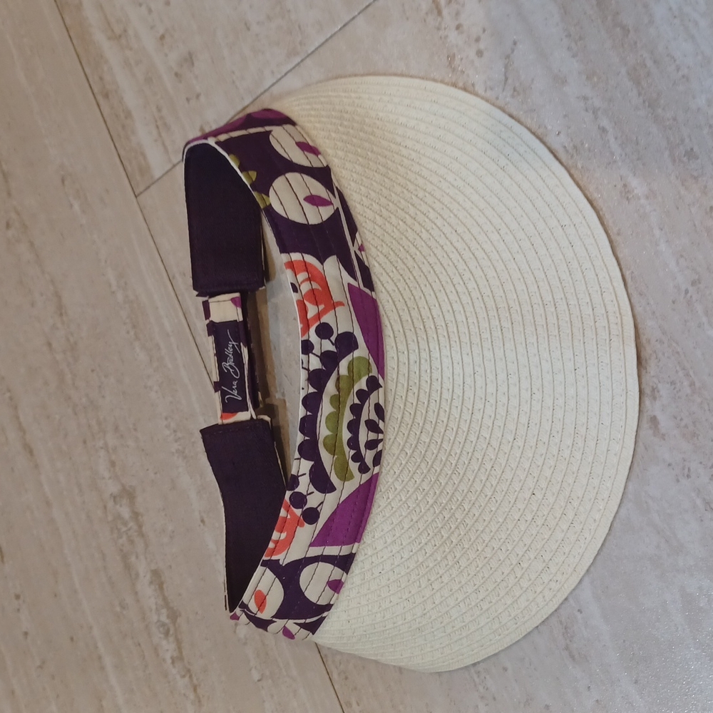 Vera Bradley Plum Crazy Sun Visor